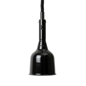 Stayhot Varmelampe Classic 1224, justerbar ledning, svart lakk Storkjøkken