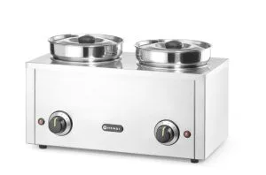 Thermosystem 2 vannbad, HENDI, 8L, 220-240V/400W, 506x312x(H)298mm Storkjøkken 2