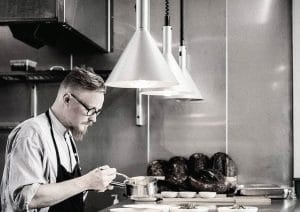 Stayhot Varmelampe Trattoria 1223, standard ledning, bronse Storkjøkken 2