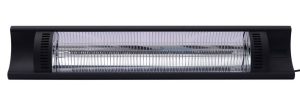 Bola terrasse infrarød varmelampe, HENDI, svart, 230V/2500W, 912x185x(H)174mm Møbler & Barriere