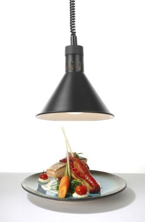 Varmelampe justerbar, HENDI, svart, 230V/250W, ø275x(H)250mm Storkjøkken 2