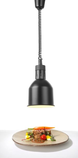Varmelampe justerbar, HENDI, svart, 230V/250W, ø175x(H)250mm Storkjøkken 2