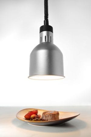Varmelampe justerbar, HENDI, sølv, 230V/250W, ø175x(H)250mm Storkjøkken 2