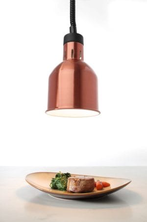 Justerbar varmelampe, HENDI, kobber, 230V/250W, ø175x(H)250mm Storkjøkken 2