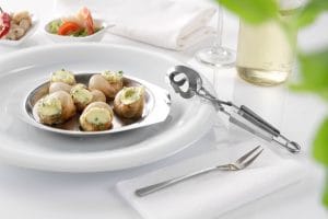 Sneglegaffel – 6 stk, HENDI, 6 stk., (L)130mm Bestikk 2