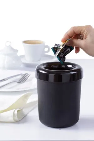 Søppelbøtte eller bestikkholder, HENDI, svart, ø130x(H)160mm Diverse 2