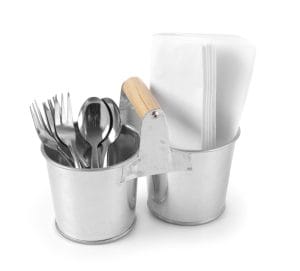 Dobbel serveringsbøtte med håndtak, HENDI, 250x125x(H)105mm Presentasjon & Servering 2