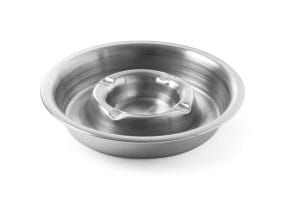 Askebeger med brannkant, HENDI, ø160x(H)30mm Avfallshåndtering