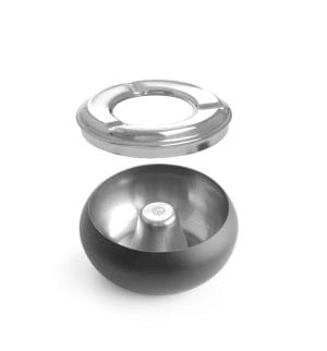 Skål askebeger sort, HENDI, ø105x(H)58mm Avfallshåndtering 2