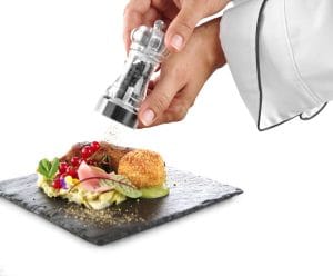 Pepperkvern – gjennomsiktig, HENDI, pepperkvern, Transparent, ø58x(H)146mm Presentasjon & Servering 2