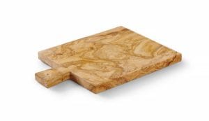 Serveringsbrett av oliventre, HENDI, 340x230x(H)22mm Buffé Presentasjon