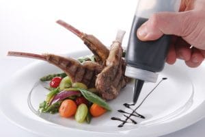 Dispenserflaske, Dressingflaske  HENDI, 0,2L, Transparent, ø50x(H)185mm Presentasjon & Servering 2