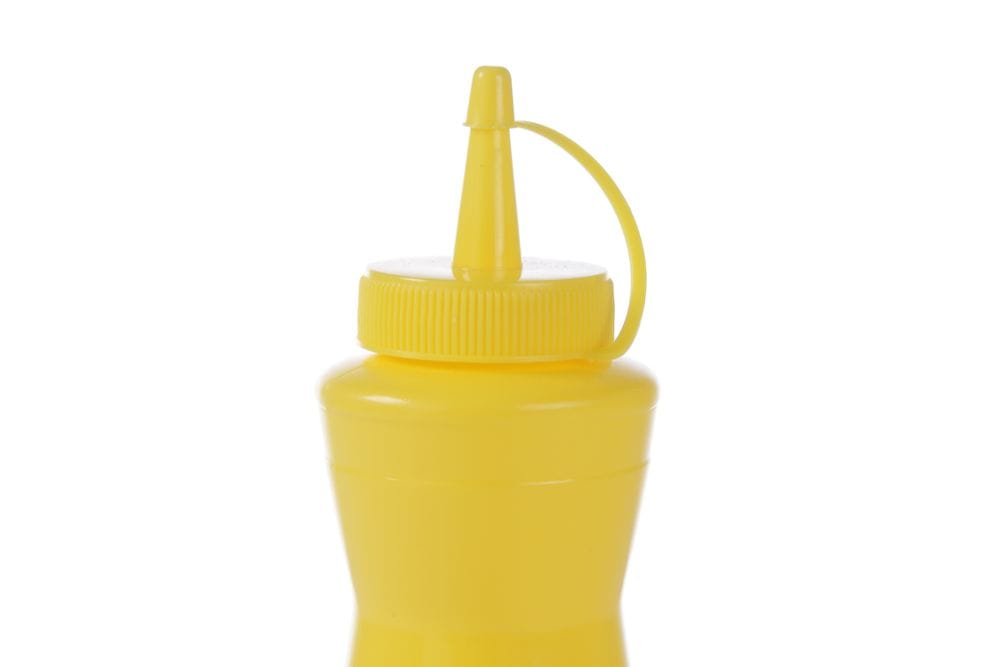 Klemmeflaske for dressing/saus, HENDI, 0,2L, gul, ø60x(H)170mm Presentasjon & Servering 2