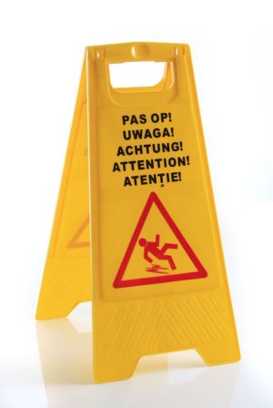 Våtgulvskilt, HENDI, 300x460x(H)615mm Hygiene & Lagring