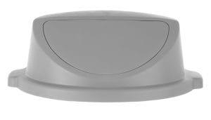 Skyvelokk for rund avfallsbeholder, AmerBox, passer 691038, lys grå, ⌀580x(H)190mm Avfallshåndtering