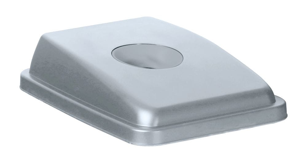 Lokk med åpning for 60 l rektangulær beholder, HENDI, rund åpning, 660x470x(H)30mm Avfallshåndtering 2