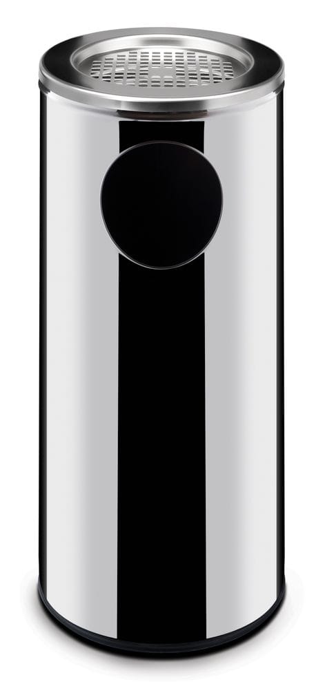 Stående avfallsbeholder med askebeger, HENDI, 33L, ø240x(H)660mm Avfallshåndtering 2