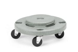 Tralle for rund avfallsbeholder, AmerBox, passer 691403, ø400x(H)165mm Avfallshåndtering