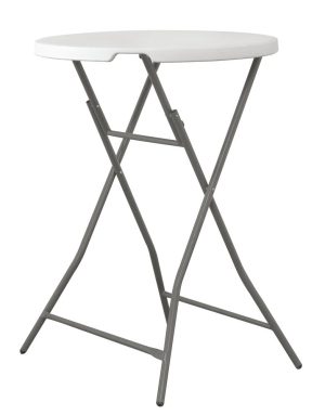 Rundt barbord, HENDI, maks. belastning 80 kg., ⌀800x(H)1100mm Møbler & Barriere