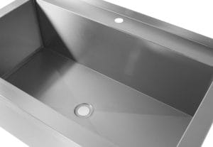 Rustfri Enkel vaskebenk – sveiset, dybde: 700 mm, servant: 300 mm., HENDI, Profi Line, 1000x700x(H)850mm. Hygiene & Lagring 2