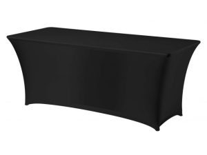 Bordtrekk Symposium, rektangulært, HENDI, 810934, svart, 1200x760x(H)730mm Møbler & Barriere