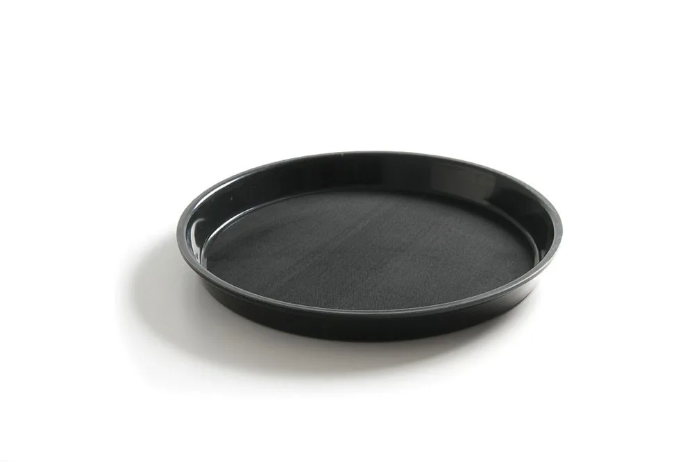 Serveringsbrett, rundt, sklisikre, høy kant, sort, HENDI, ø360x(H)39mm Presentasjon & Servering 2