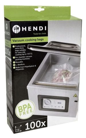 Sous-vide kokeposer for vakuumpakker, HENDI, 100 stk., 400x300mm Storkjøkken