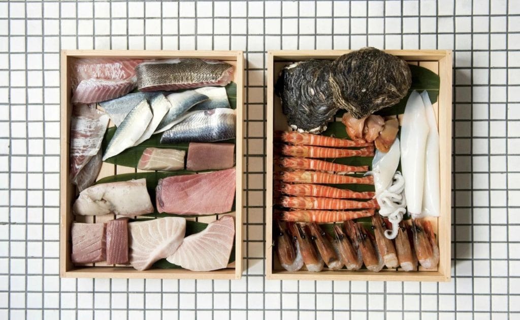 Meatico dry ager mørningsskap modningsskap fisk på brett