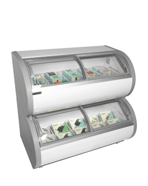 Fryser TD500 med to nivåer, Vol: 450 / 408  liter, 230v Eksponeringsdisker 2