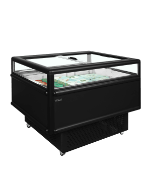Sort kjøler//fryser for dagligvare UHD201, Sort, Vol: 200 / 165  liter, 230v Dagligvare 2