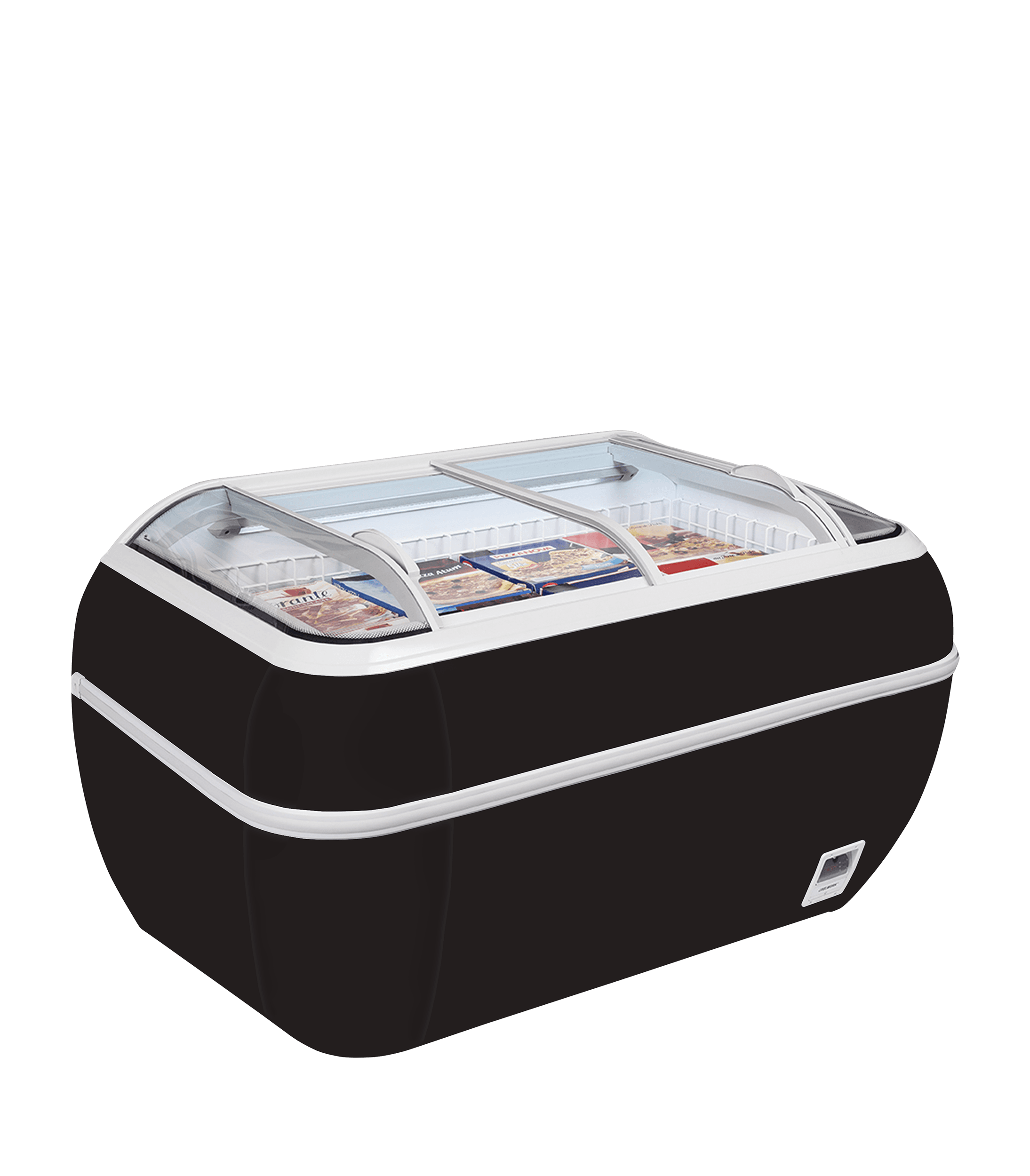 Sort Dagligvare kjøler / Fryser TWIN HEAD B-CF, Vol: 425 / 334  liter, 230v Dagligvare 2