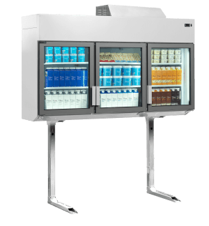 Vegg Fryser/kjøler MTF185 VS, Vol: 779 / 545  liter, 230v Dagligvare 2