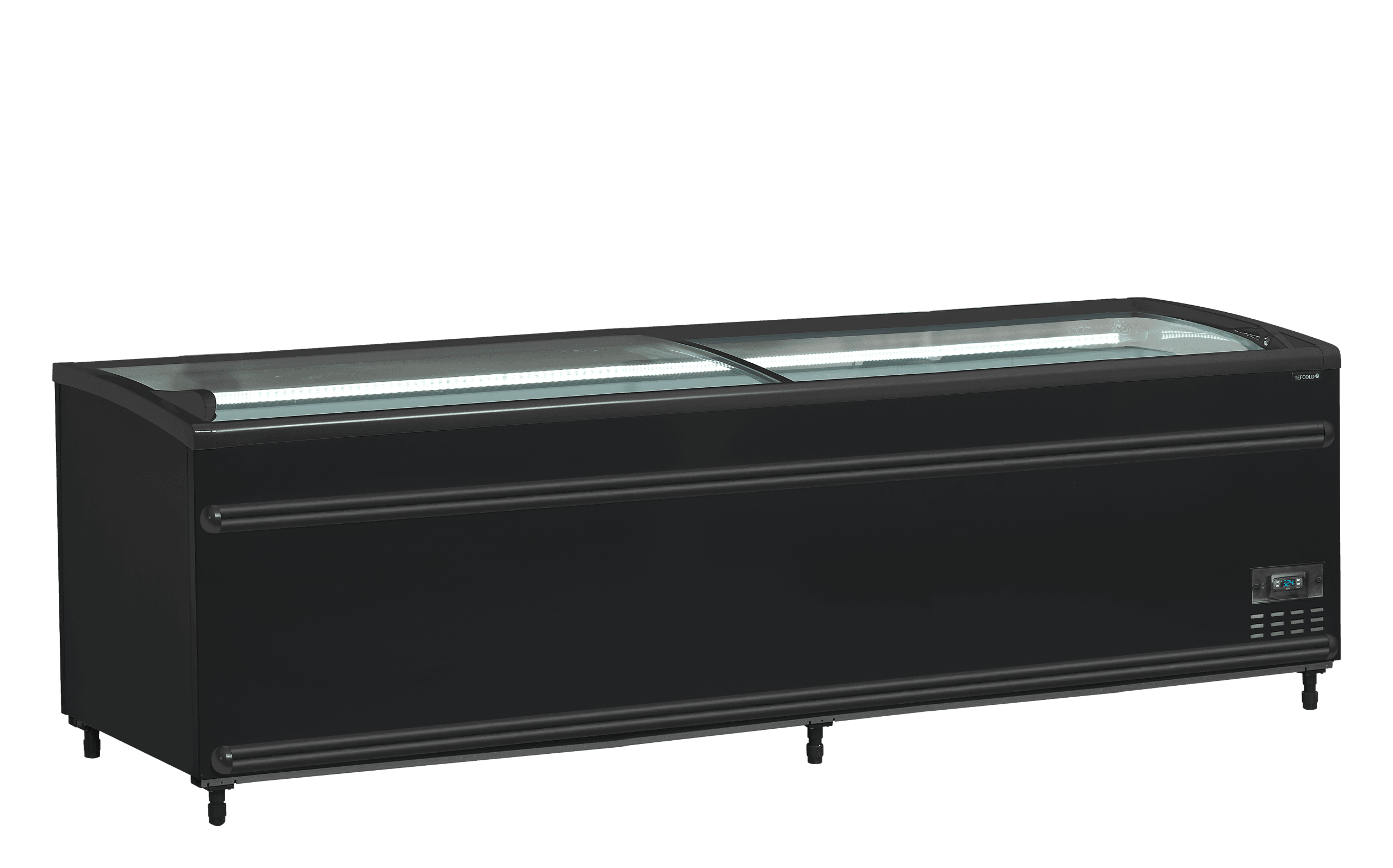 Sort Dagligvare kjøler / Fryser SFI250B-CF VS, Vol: 1104 / 718  liter, 230v Dagligvare