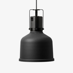 Stayhot Varmelampe Focus MO, standard ledning, svart Storkjøkken