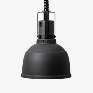 Stayhot Varmelampe Focus RO, justerbar ledning, svart Storkjøkken