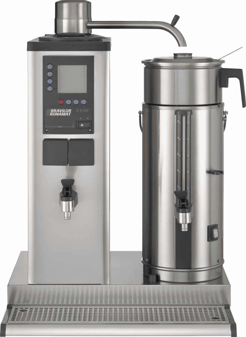 Bravilor Bonamat, B5 HW Høyre, Containertrakter, Kap: 5 L, 230V 3~ 50/60Hz 5265W Bar & Kaffe 2