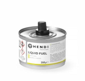 Flytende drivstoff med veke, HENDI, brenner ± 6 timer, 24 stk Chafing dish