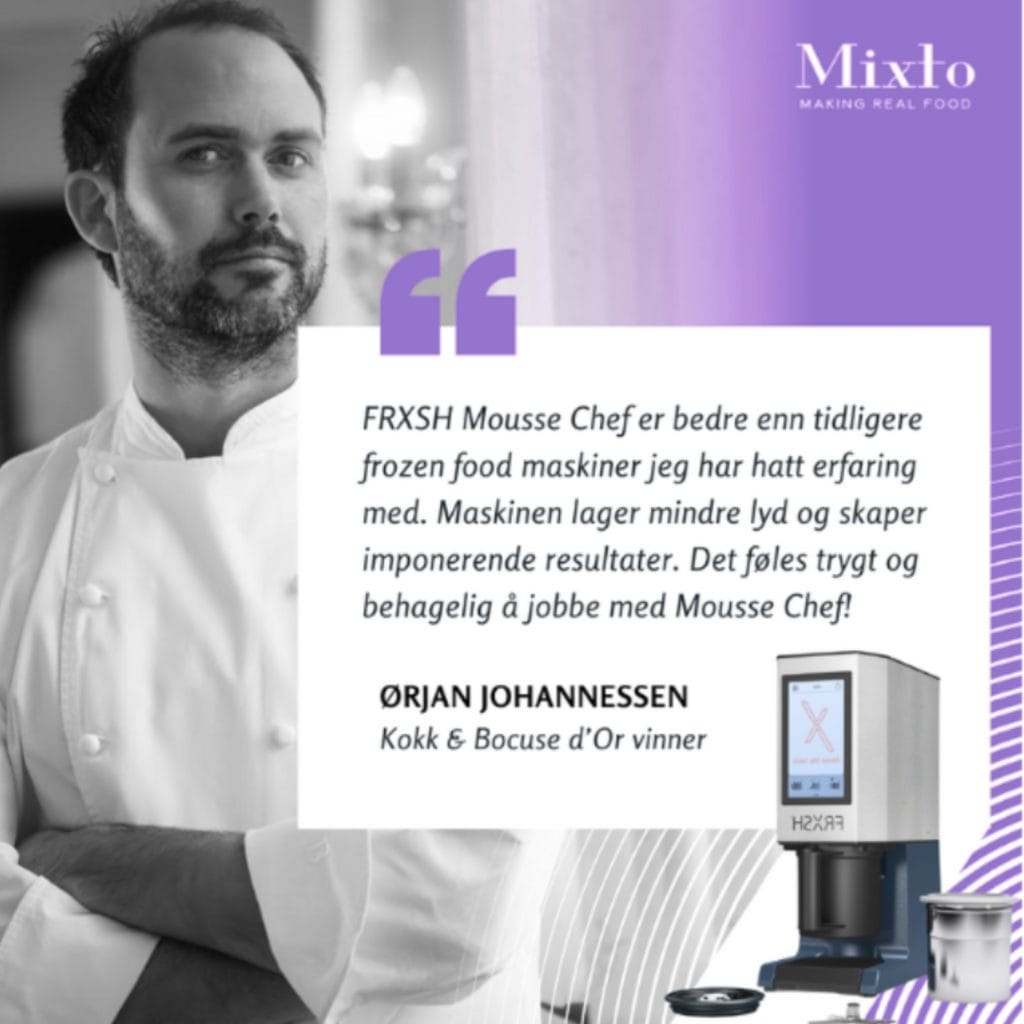 ørjan johannessen frxsh food processor testimonial