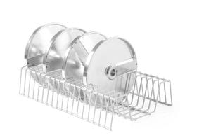 Stativ for 18 skjæreskiver, HENDI, 400x250x(H)90mm Grønnsakskutter 2