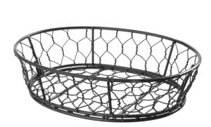 Basic trådkurv, oval, HENDI, 230x180x(H)60mm Presentasjon & Servering