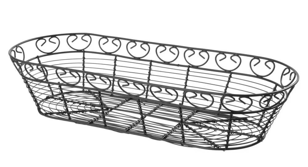 Trådkurv deco avlang, HENDI, 385x160x(H)80mm Presentasjon & Servering 2