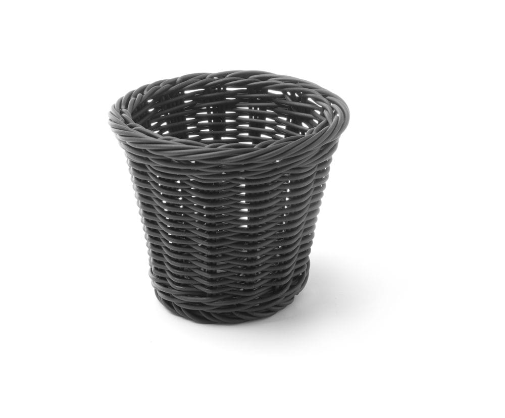 Snackkurv, HENDI, Sort, ø130x(H)110mm Buffé Presentasjon 2