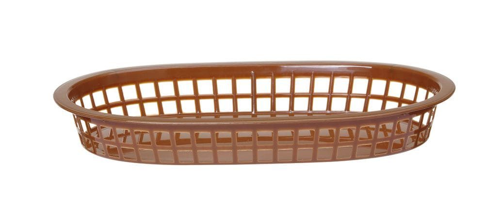 Serveringskurver hurtigmatstil, HENDI, brun, 6 stk., 275x175x(H)38mm Presentasjon & Servering 2