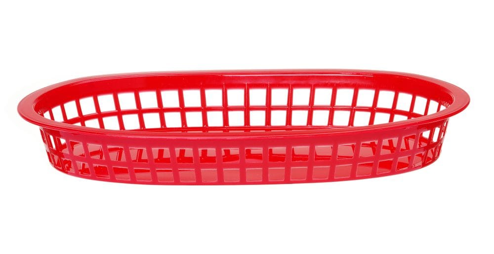 Serveringskurver hurtigmatstil, HENDI, Rød, 6 stk., 275x175x(H)38mm Presentasjon & Servering 2