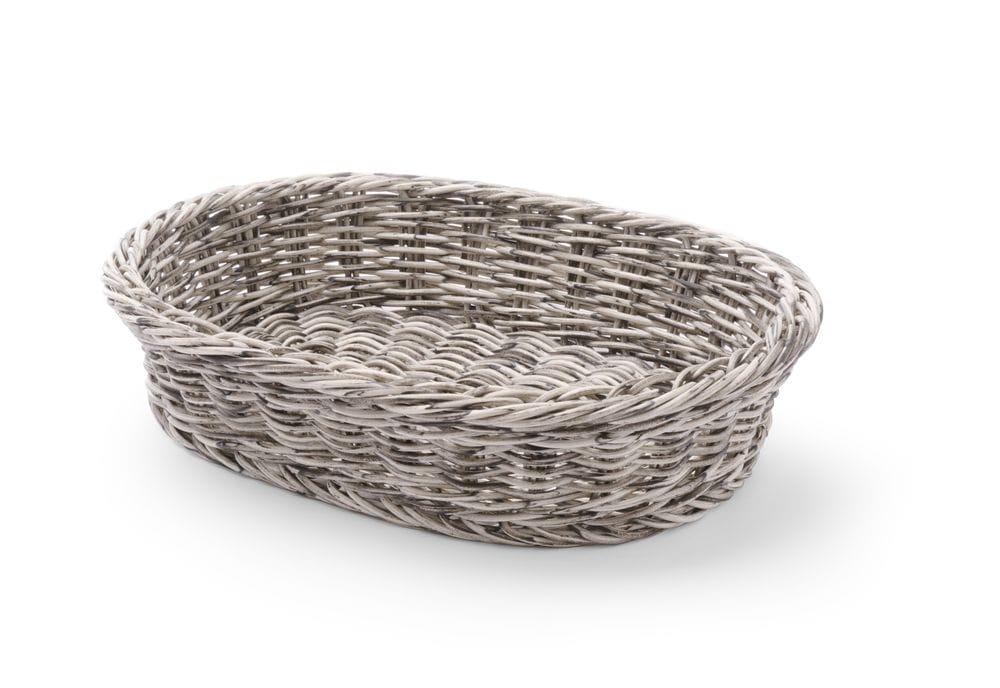 Bakekurv oval, HENDI, lys grå, 320x230x(H)70mm Buffé Presentasjon 2