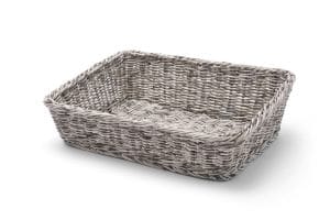 Bakekurv vinklet, HENDI, lys grå, 400x300x(H)120mm Buffé Presentasjon
