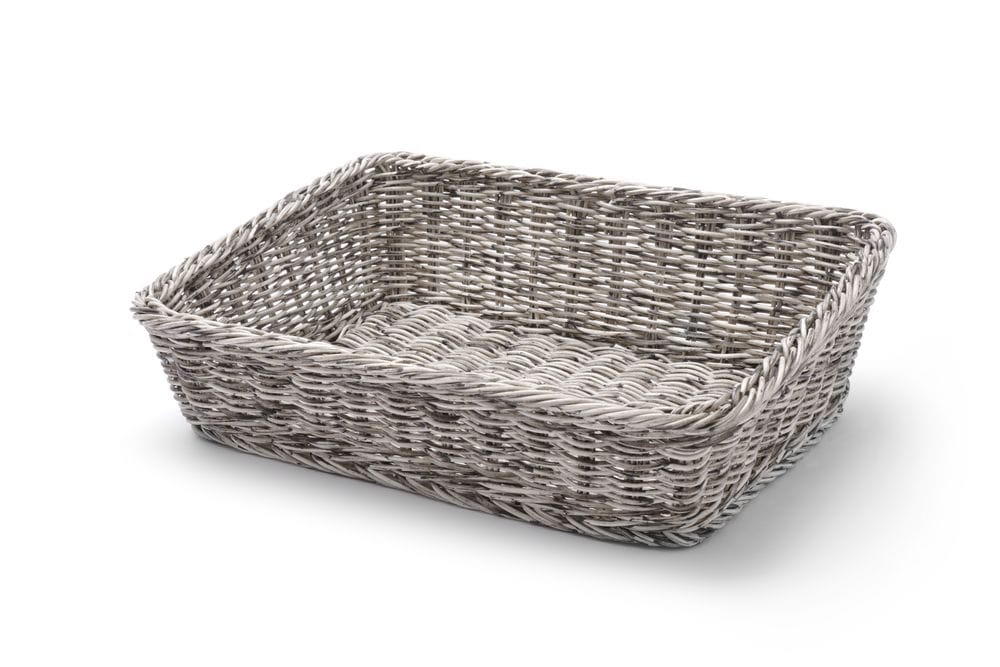Bakekurv vinklet, HENDI, lys grå, 400x300x(H)120mm Buffé Presentasjon 2