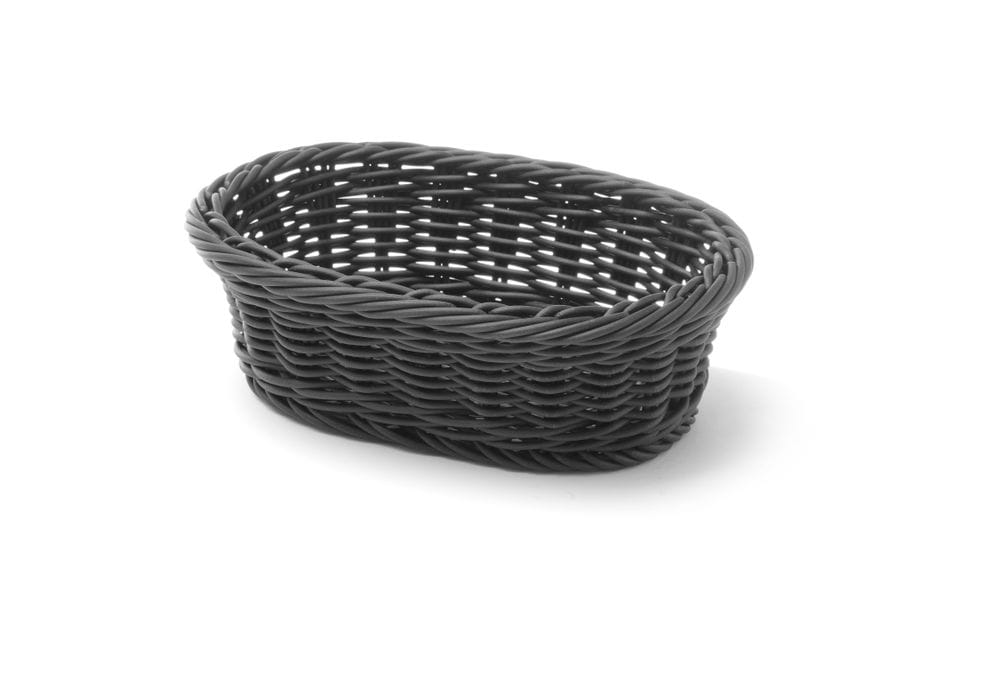 Bakekurv oval, HENDI, svart, 190x120x(H)60mm Buffé Presentasjon 2