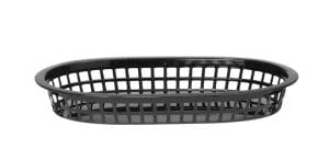Serveringskurver hurtigmatstil, HENDI, Sort, 6 stk., 275x175x(H)38mm Presentasjon & Servering