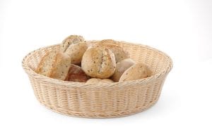 Brødkurv rund, HENDI, Beige, ø400x(H)90mm Buffé Presentasjon 2